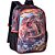 Mochila Infantil com Rodinha T-REX ATTACK G Preta - Imagem 1