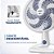Ventilador de Mesa Super Power 220V 30CM Branco - Imagem 4