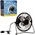 Ventilador USB Portátil Silencioso PRETO/AZUL Mini de Mesa - Imagem 2