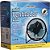 Ventilador USB Portátil Silencioso PRETO/AZUL Mini de Mesa - Imagem 4