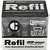Refil de Pincel Marcador para Quadro Branco QB-550R 5,5ML Preto DP 20 - Imagem 1