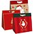 Sacola de Natal NEW PLUS M 23X8,5X30CM. Sortido PCT.C/10 - Imagem 2