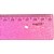 Régua de Poliestireno NEW Line Holográfica Glitter Rosa 30CM Pacote com 10 - Imagem 5