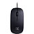 Mouse óptico USB 1200DPI Surface Preto - Imagem 3