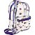 Mochila EYES PVC Transparente Decorada MD - Imagem 1