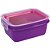 Marmita Fitness com Trava 850ML Roxa - Imagem 2