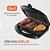 Grill e Sanduicheira Pratic 2 em 1 220V Preta 750W - Imagem 2