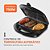 Grill e Sanduicheira Pratic 2 em 1 220V Preta 750W - Imagem 5