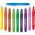 Giz de Cera Fino GEL Color PEPS Aquarelável - 10 Cores - Imagem 3