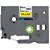 Fita para Rotulador Eletrônico 24MM X 8M TZC-FX651 PRETO/AMARELO - Imagem 1