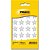 Etiqueta Lisa com Formas TP Estrela Prata 5 FLS CT. com 20 - Imagem 2