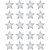 Etiqueta Lisa com Formas TP Estrela Prata 5 FLS CT. com 20 - Imagem 3