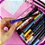 Estojo PVC Bau Roxo Cristal GG - Imagem 4