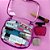 Estojo PVC Bau Roxo Cristal GG - Imagem 3