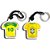 Chaveiro do Brasil Camisa com GEL Sortido - Pacote com 12 - Imagem 1