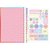 Caderno Espiral 1/4 Capa Dura BLUSH 80 Folhas Pacote com 05 Unidades - Imagem 3