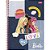 Caderno Espiral 1/4 Capa Dura Barbie 80 Folhas - Pacote com 5 Unidades - Imagem 4
