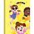 Caderno Brochurão Capa Dura Pimpolhos Feminino 96 Folhas Pacote com 5 - Imagem 2