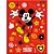 Caderno Brochurão Capa Dura Mickey Vintage 80 Folhas Pacote com 5 - Imagem 1