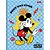 Caderno Brochurão Capa Dura Mickey Vintage 80 Folhas Pacote com 5 - Imagem 4