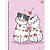 Caderno 15X1 Capa Dura KBOM Feminino 300 Folhas - Pacote com 2 - Imagem 1