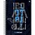 Caderno 15X1 Capa Dura BE STRONG 240 Folhas - Pacote com 2 Unidades - Imagem 5