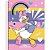 Caderno 10X1 Capa Dura Margarida 160 Folhas PCT com 04 - Imagem 1