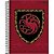 Caderno 10X1 Capa Dura House OF THE Dragon 160FLS. PCT.C/04 - Imagem 1