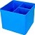 Acessório para Mesa PORTA-OBJETOS FULL Color Azul com 3 Divisões - Imagem 1