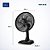 Ventilador de Mesa Super Power 127V 30CM Preto com 6 PÁS - Imagem 3