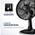 Ventilador de Mesa Super Power 127V 30CM Preto com 6 PÁS - Imagem 4