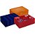 Caixa para Presente Retangular Realce 25X17X8,5CM Sortido Pacote com 10 - Imagem 1