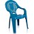 Cadeira Infantil Decorada Azul - Imagem 2