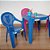 Cadeira Infantil Decorada Azul - Imagem 3