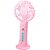 Ventilador Mini Portátil 3 VELOC/BAT.ROSA - Imagem 2