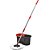 Mop Giratório com Balde 8L VERMELHO/CINZA - Imagem 2