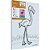 Tela para Pintura Riscada 20X30CM Flamingo Pacote com 06 - Imagem 1