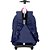 Mochila com Rodinha Rolling Crinkle 50CM Azul Neon - Imagem 4