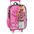Mochila Infantil com Rodinhas Barbie G Rosa 16 Polegadas - Imagem 1