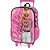 Mochila Infantil com Rodinhas Barbie G Rosa 16 Polegadas - Imagem 3