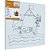Tela para Pintura Riscada 30X30CM Barco - Pacote com 3 Unidades - Imagem 1