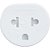 Adaptador para Tomada Universal 2P+T 10A Bivolt BR - Imagem 2