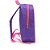 Mochila Infantil LOL Petit Pequena  Roxa - Imagem 3