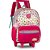 Mochila Infantil com Rodinha Holográfica Estojo+lancheira - Imagem 5