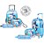 Mochila Infantil com Rodinha o Amigo SHARKY KIT com 3 Peças - Imagem 2