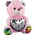 Pelúcia URSO 25CM Coração C/LANTEJOULA - Imagem 2