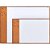 Quadro Aviso Moldura Madeira 60X40CM UV Brilha FIT Bambu - Imagem 2