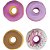Borracha Decorada Mini Donuts Lancheira C/4 Sortidas - Imagem 3