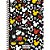 Caderno Espiral 1/4 Capa Dura Mickey Vintage 80 Folhas Pacote com 05 - Imagem 4