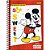 Caderno Espiral 1/4 Capa Dura Mickey Vintage 80 Folhas Pacote com 05 - Imagem 1